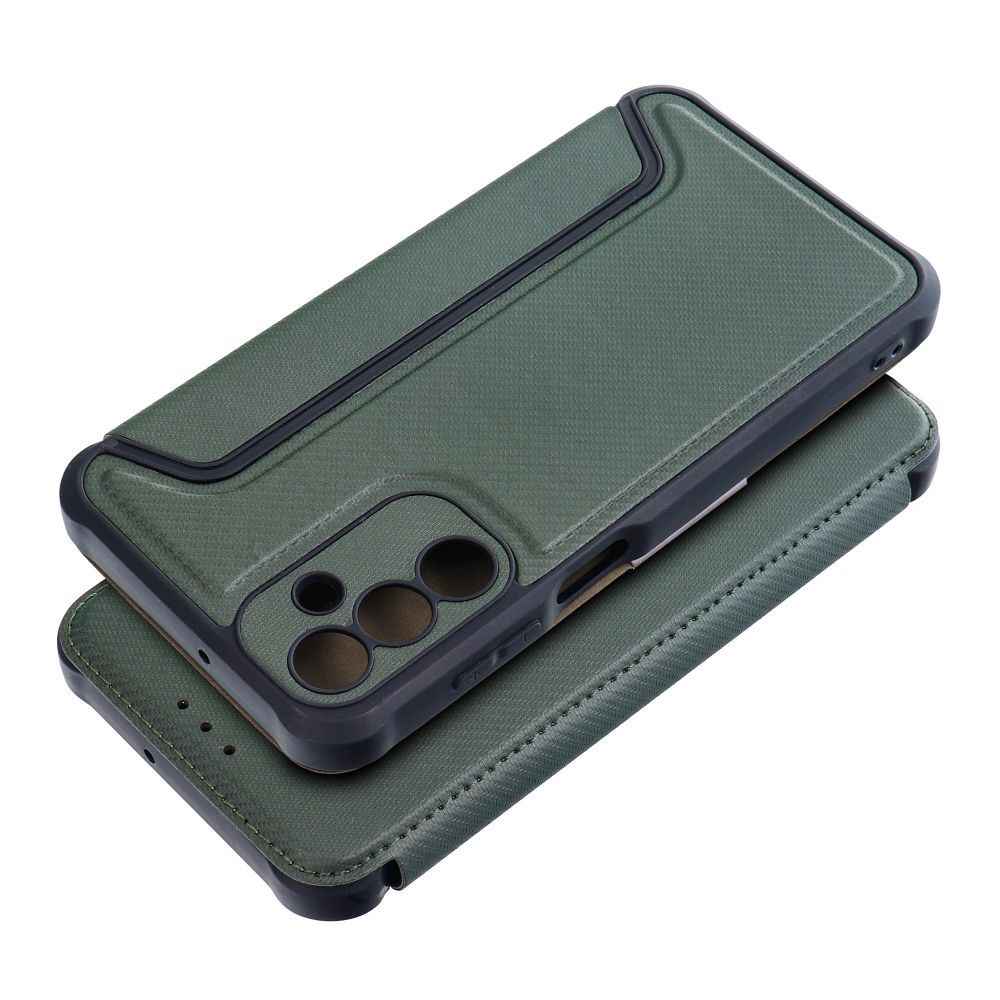 Kabura RAZOR Book do SAMSUNG A15 4G / A15 5G ciemnozielony