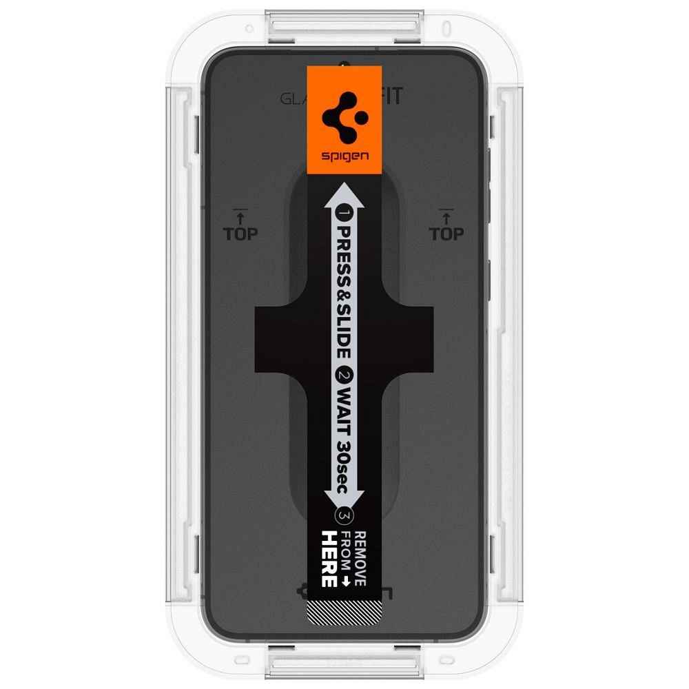 SPIGEN szkło hartowane GLAS.TR"EZ FIT" 2-pack do SAMSUNG S23 transparent