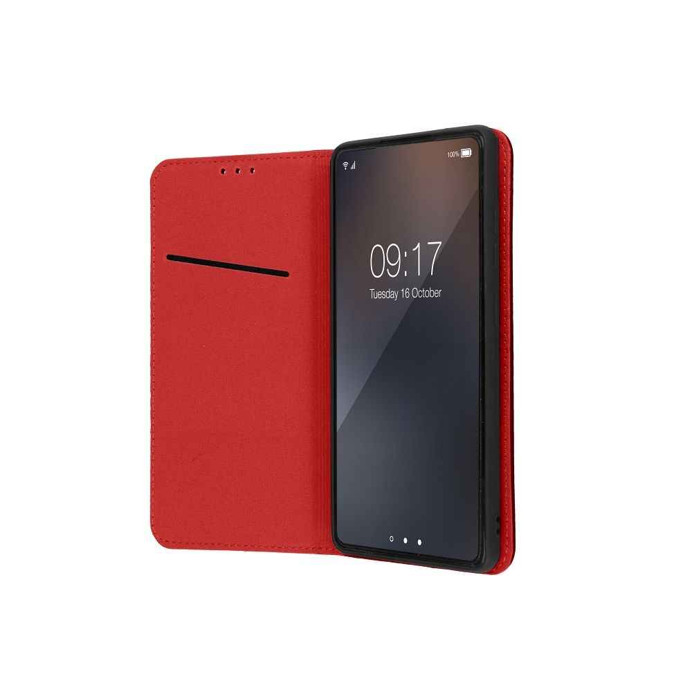 Kabura SMART Pro Book skórzana do iPhone 17 Pro bordowy