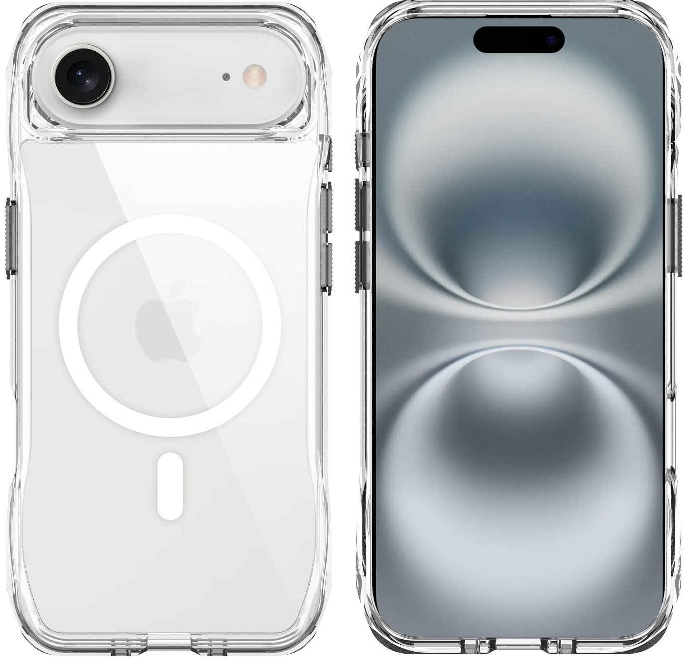 ROAR Etui SLIM DEFENDER kompatybilny z MagSafe do iPhone 17 Air transparentny