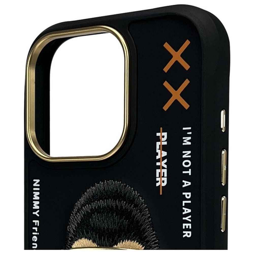 NIMMY futerał COOL&CUTE 2.0 Monkey do IPHONE 16 Pro Max czarny