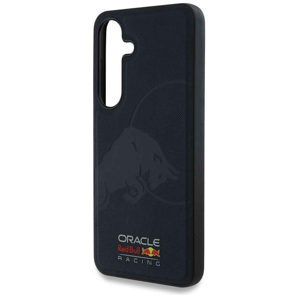 RED BULL futerał do SAMSUNG S25 RBHMS25S24PUBUFV (Magnetic Meshed PU W/ Debossed Bull) navy