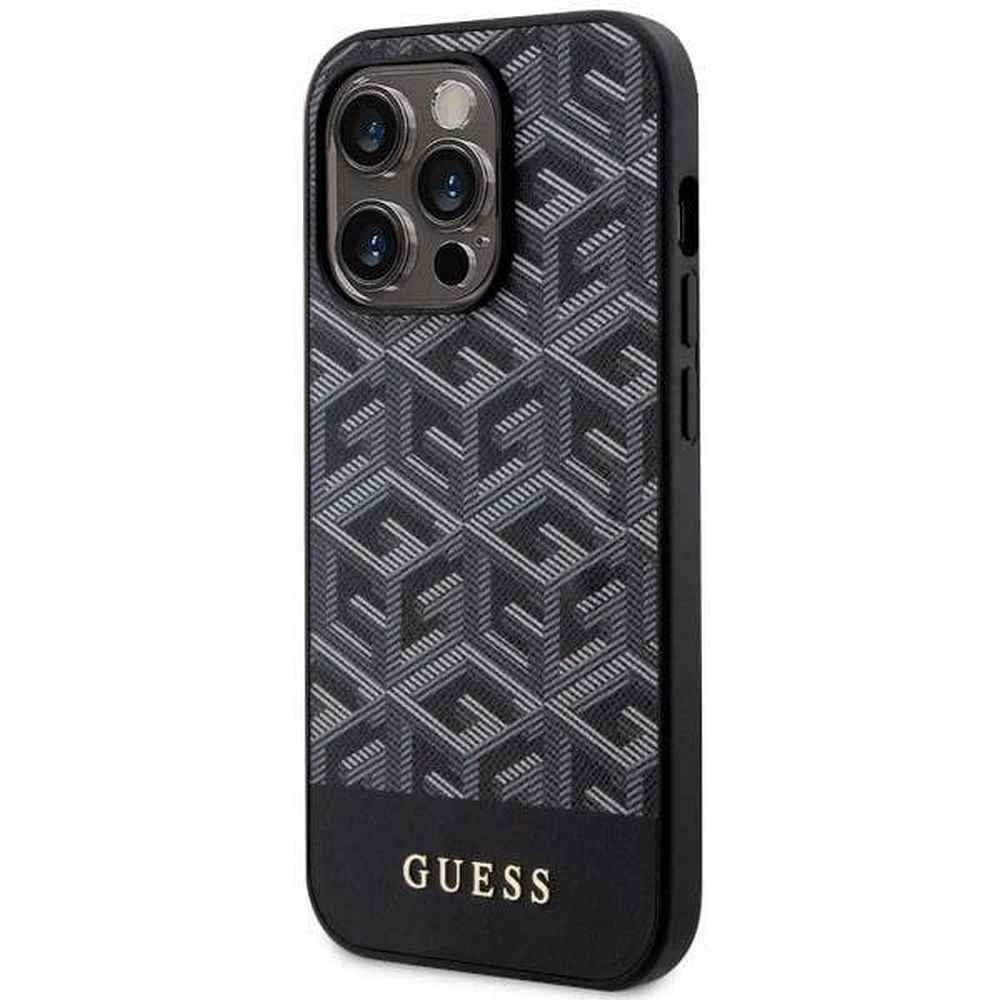 GUESS futerał do IPHONE 14 Pro Max GUHMP14XHGCFSEK (MAG GCUBE) czarny