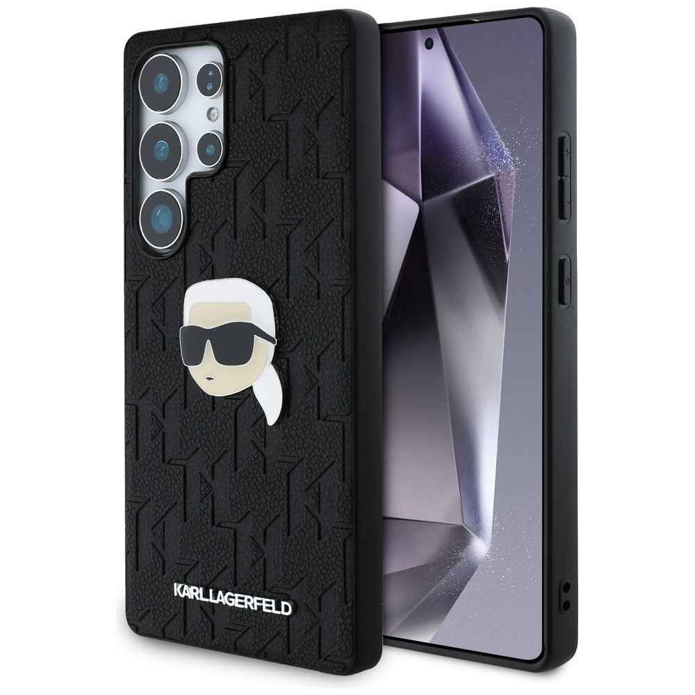 KARL LAGERFELD futerał do SAMSUNG S25 Ultra KLHCS25LPGKLKIPK (PU Monogram K. Head Pin) czarny