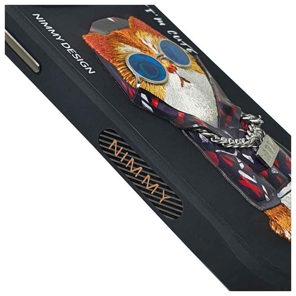 NIMMY futerał GLASSES COOL CAT do iPhone 15 Pro Max czarny