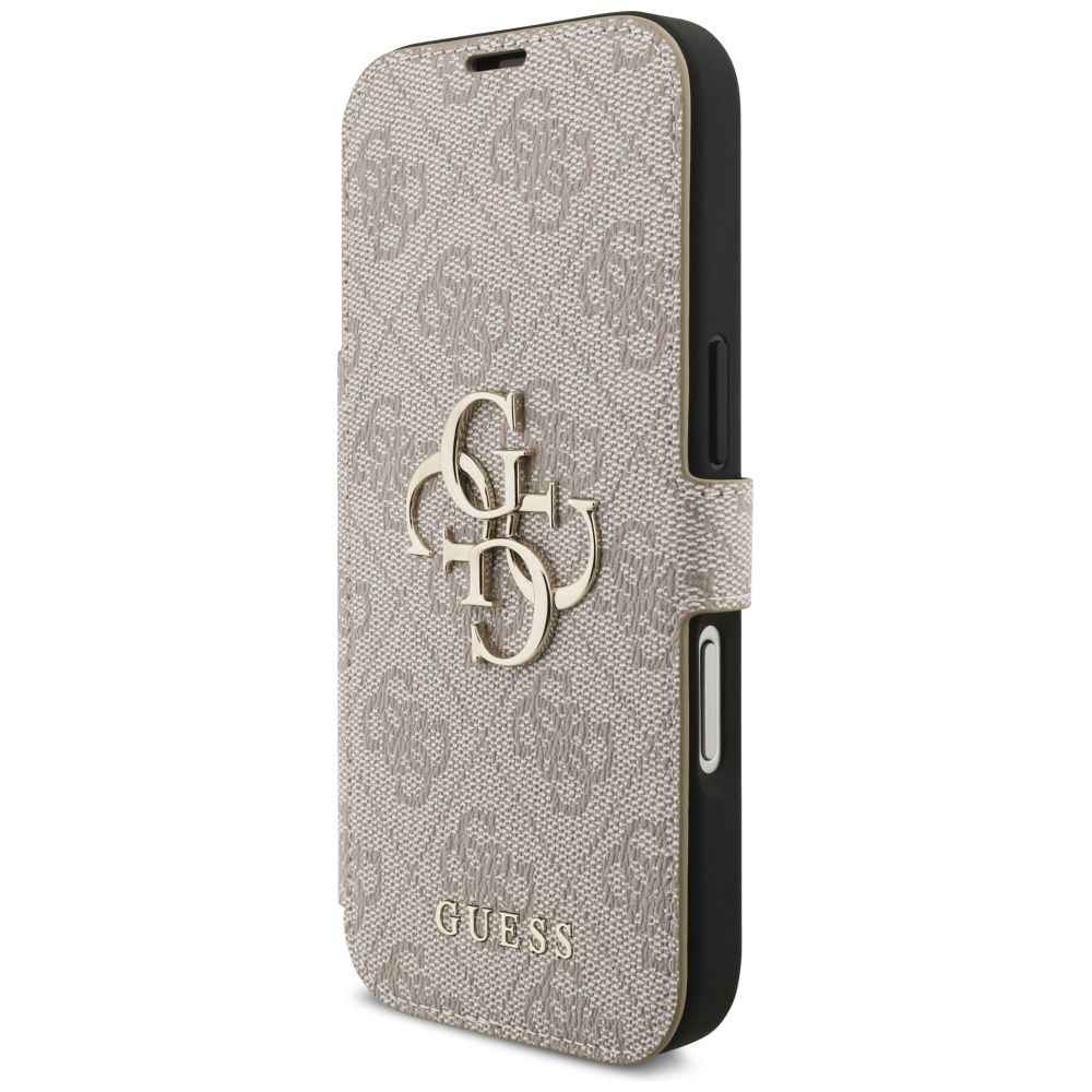 GUESS kabura do IPHONE 17 Pro GUBKP17L4GMGPI (PU 4G Metal Logo) różowa