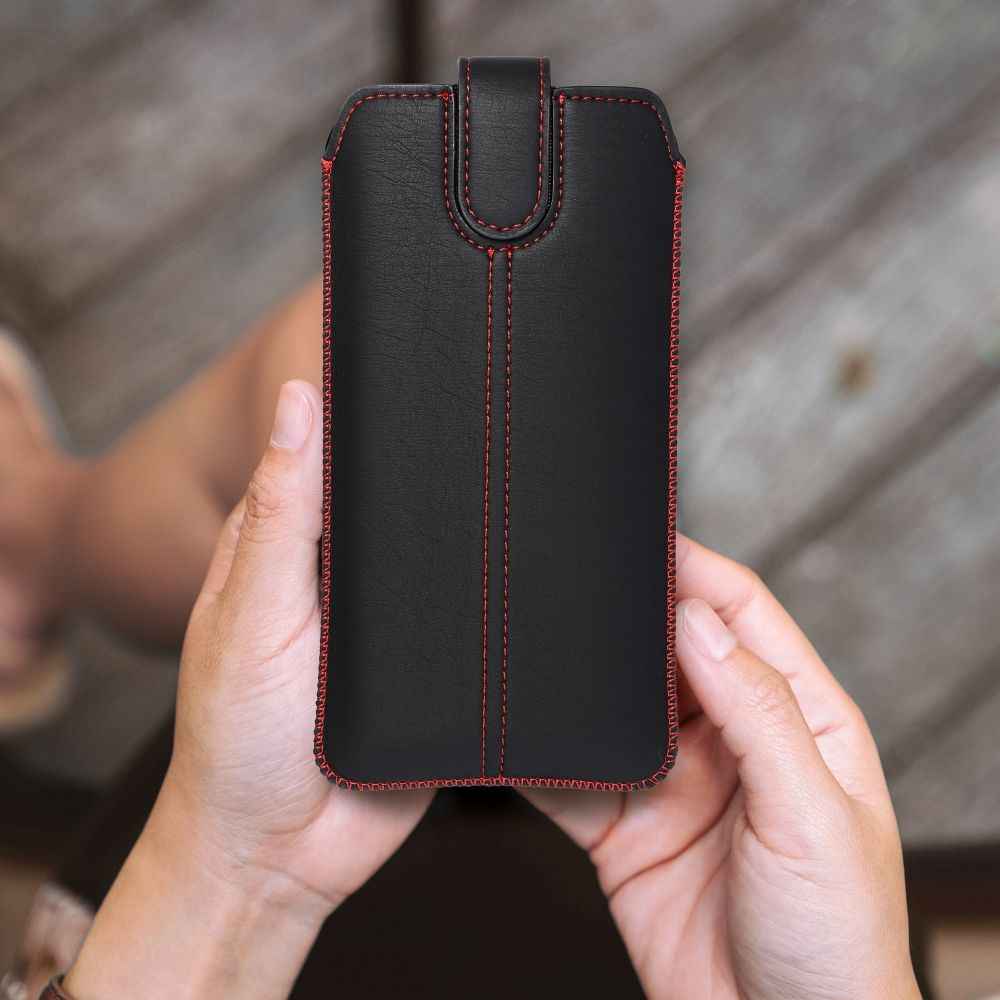 Etui uniwersalny / wsuwka Ultra Slim M4- do Samsung A02s/A05/A05s/A12/A15/A21s/A25/A32 5G/A72/S21 Ultra 5G/ Xiaomi Redmi Note 10 Pro/9A/9AT/ Oppo A52/A72/A92/ Samsung S23 Ultra / S24 Ultra/Realme 7i/ Vivo Y52 5G/Y72 5G czarny