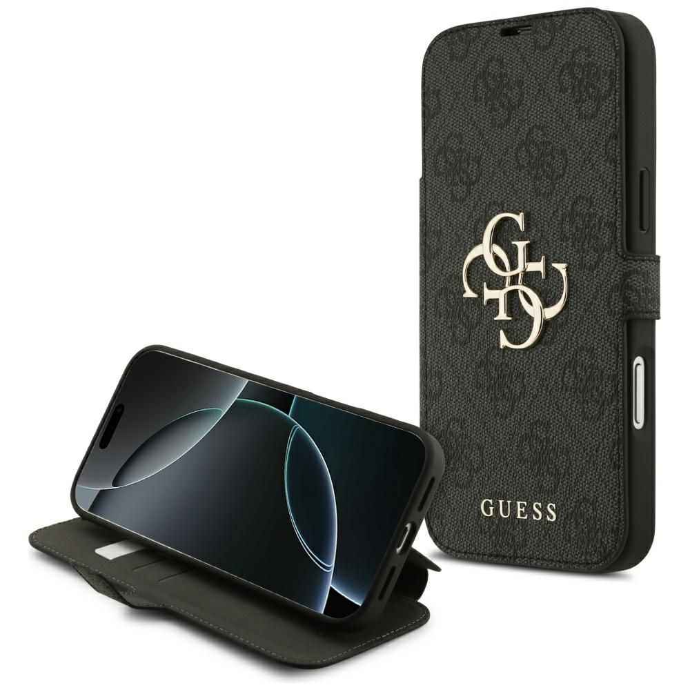 GUESS kabura do IPHONE 17 Pro Max GUBKP17X4GMGGR (PU 4G Metal Logo) czarna