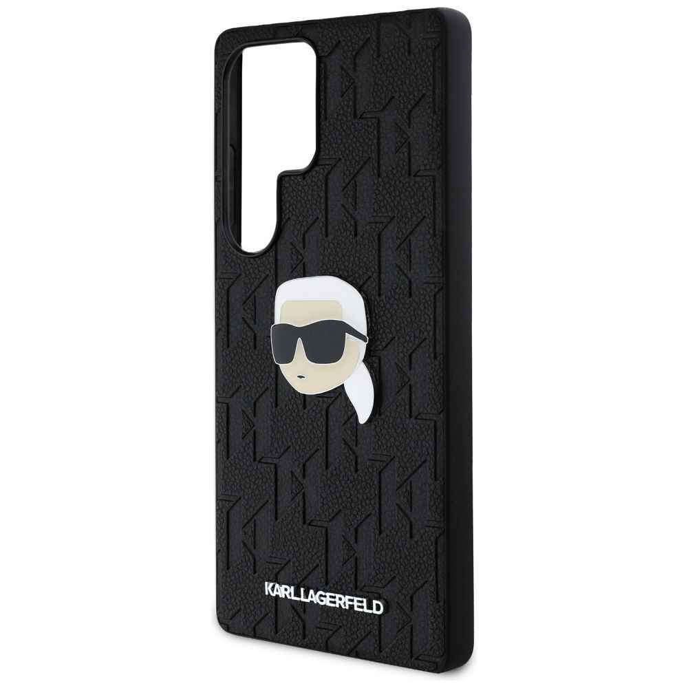 KARL LAGERFELD futerał do SAMSUNG S25 Ultra KLHCS25LPGKLKIPK (PU Monogram K. Head Pin) czarny