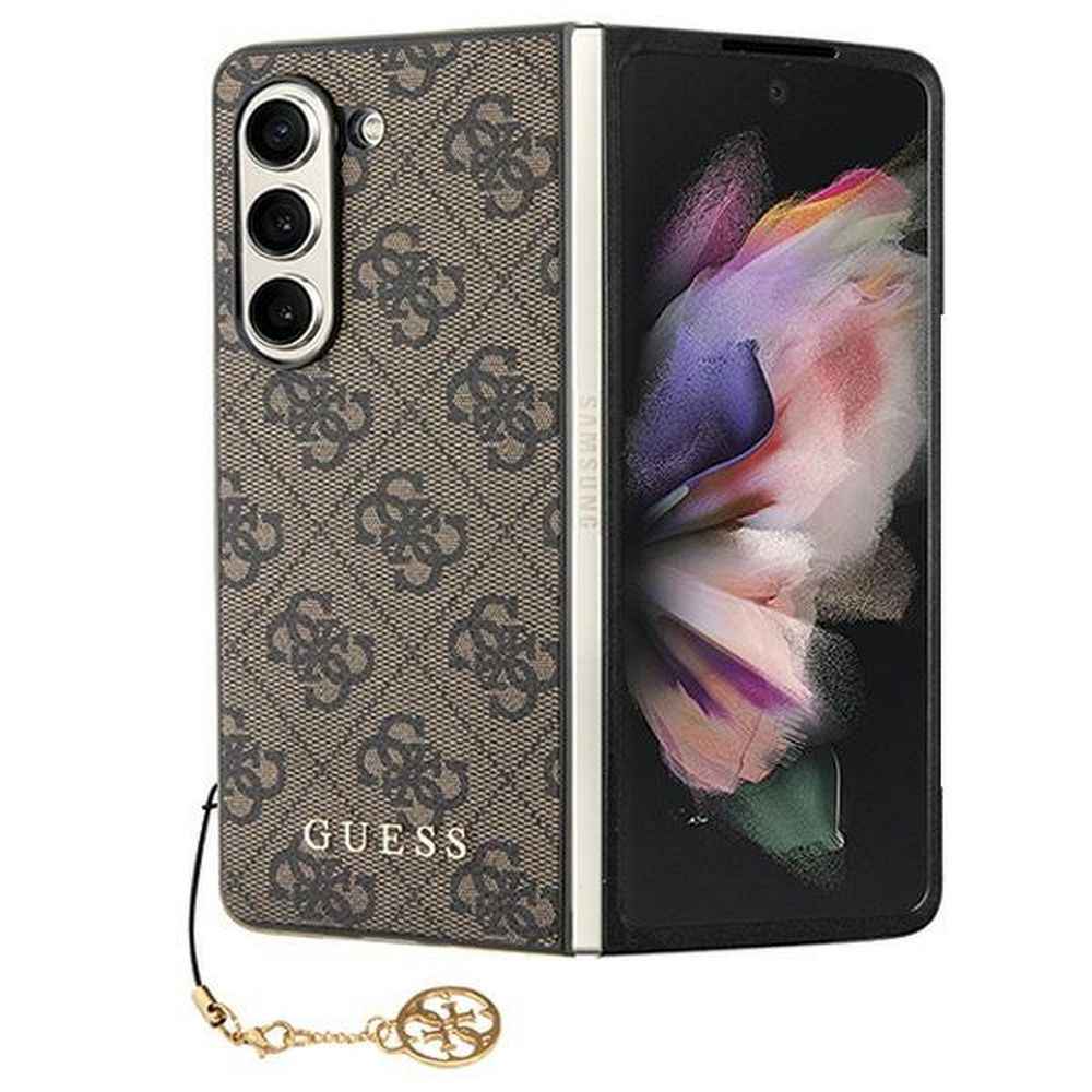 GUESS futerał do SAMSUNG Z Fold 5 GUHCZFD5GF4GBR (4G Charm) brązowy