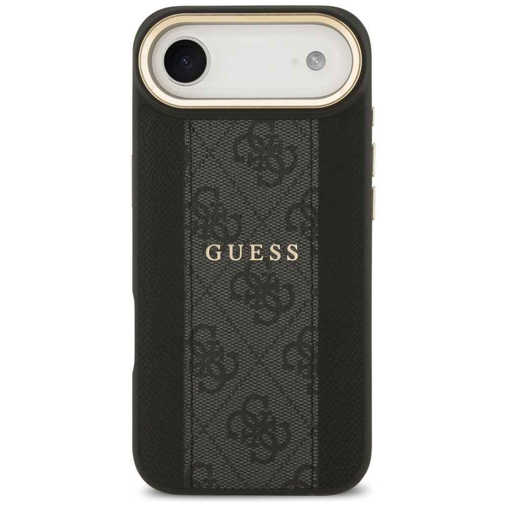 GUESS futerał do IPHONE 17 Air kompatybilny z MagSafe GUHMP17MPG4SEMCK (PU W/ 4G Stripe) czarny
