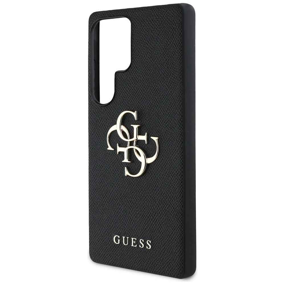 GUESS futerał do SAMSUNG S25 Ultra GUHCS25LPGT4MBK (PU Grained Big 4G and Classic Logo) czarny