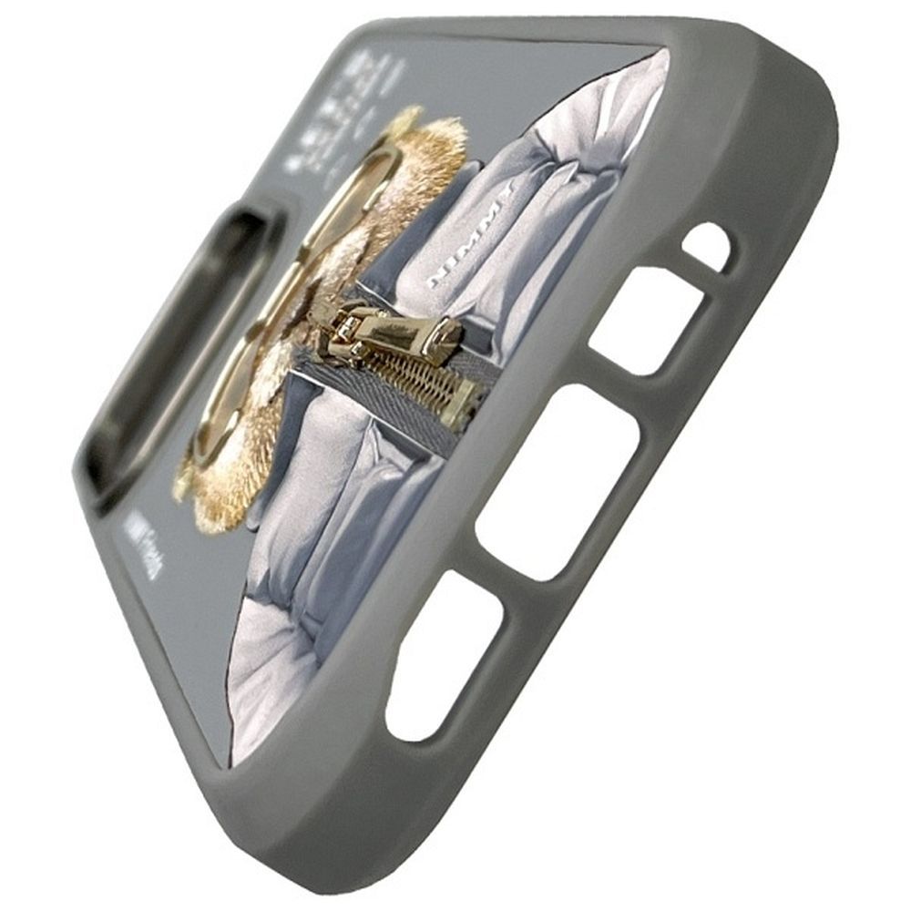 Grafika przedstawia NIMMY futerał COOL&CUTE 2.0 Bear do iPhone 16 Pro Max szary