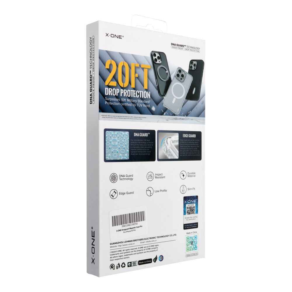 Futerał X-ONE Dropguard Magnetic Case Pro (kompatybilny z MagSafe) - do Apple iPhone 16 Pro czarny