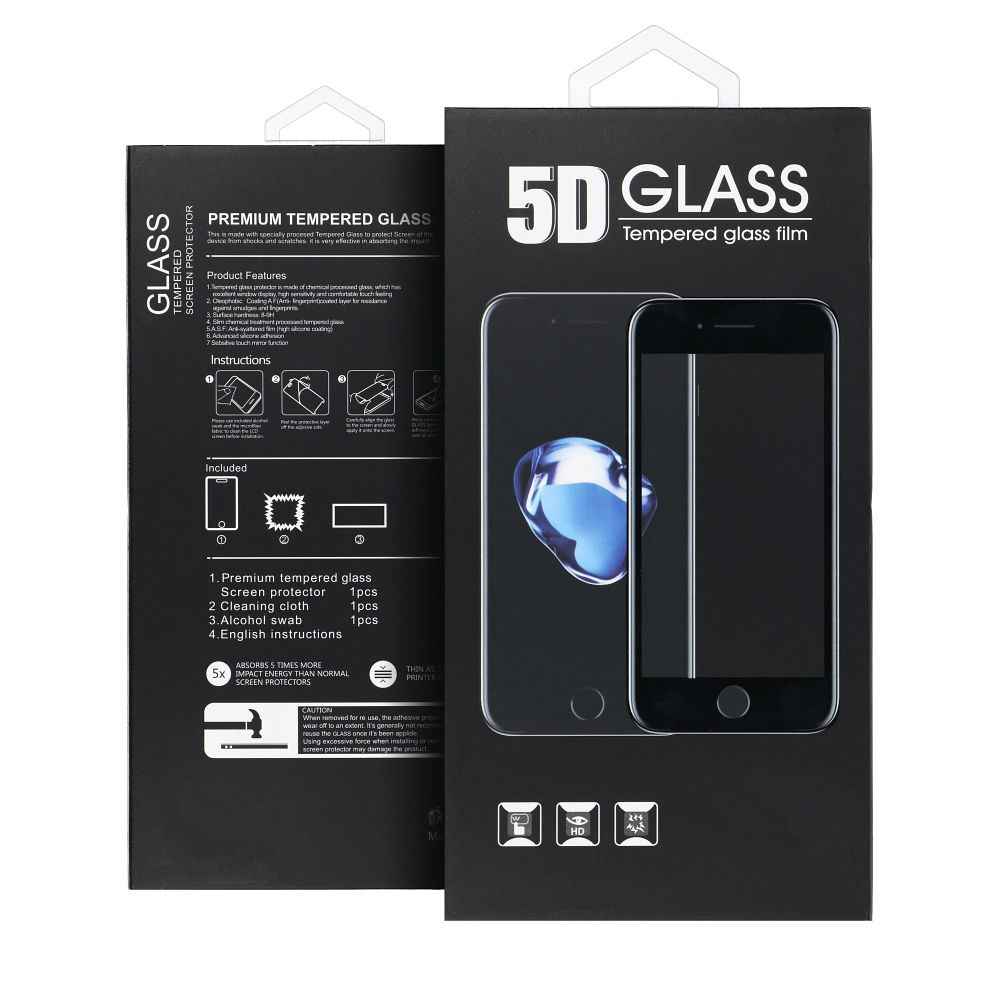 5D Full Glue Tempered Glass - do Samsung Galaxy A15 4G / A15 5G / M15 czarny