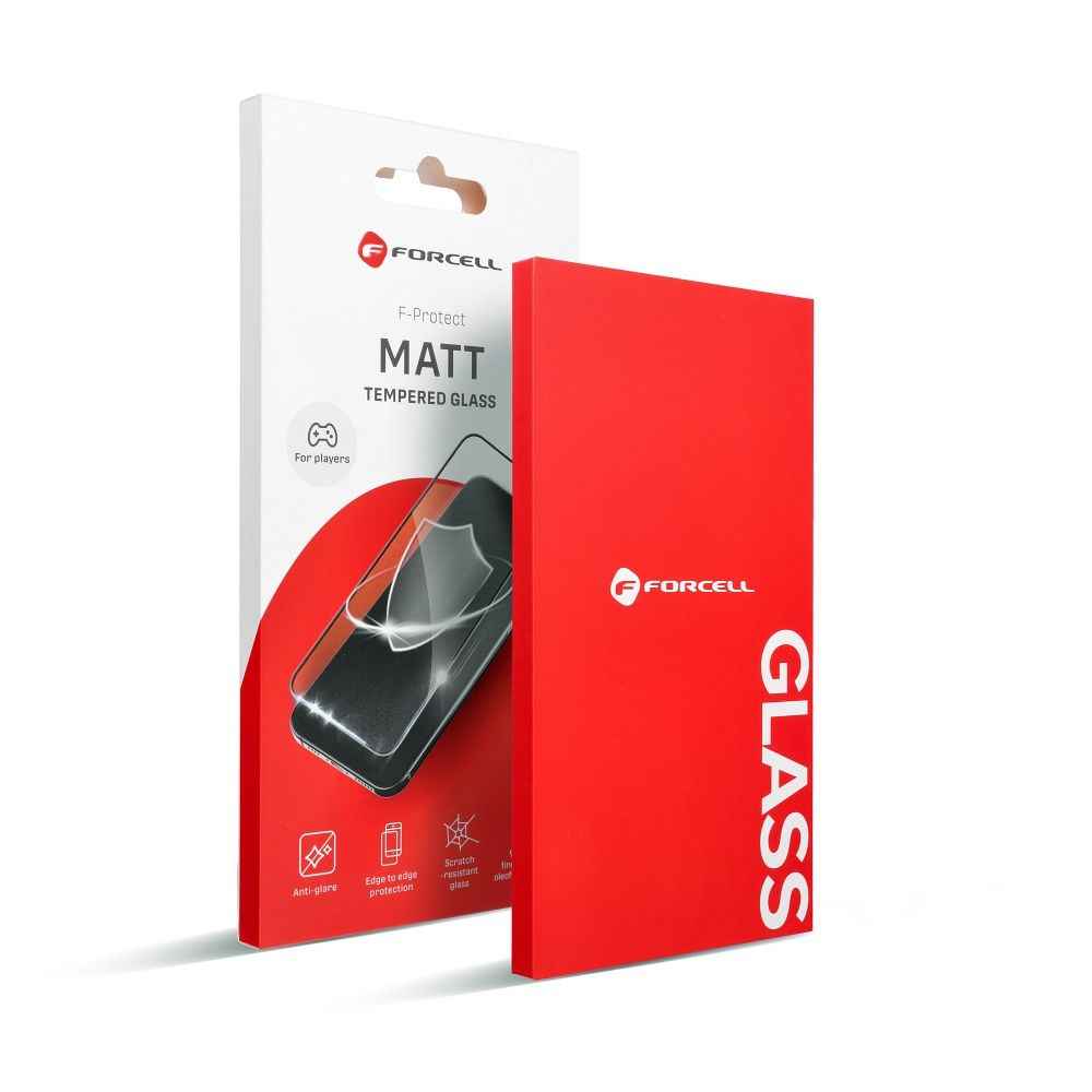 Szkło hartowane do iPhone 15 Pro Forcell Matt Glass czarne