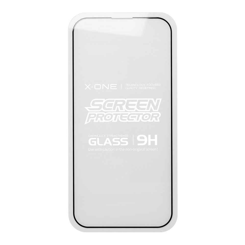 Szkło hartowane X-ONE Full Cover Extra Strong Crystal Clear - do iPhone 14 Pro Max (full glue) czarny