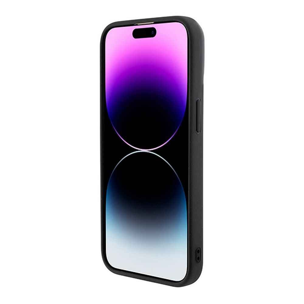 GUESS futerał do IPHONE 15 Pro kompatybilny z MagSafe GUHMP15LHGCFSEK (CUBE Stripes) czarny