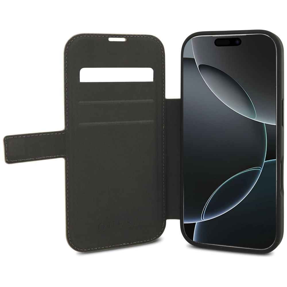 GUESS kabura do IPHONE 17 Pro GUBKP17L4GMGPI (PU 4G Metal Logo) różowa