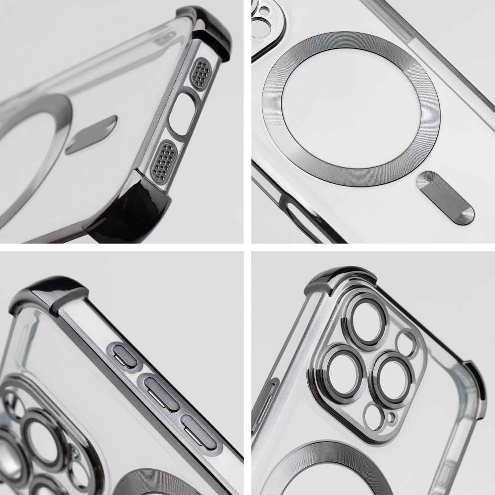 Etui ANTISHOCK ELECTRO do iPhone 16 Pro kompatybilny z MagSafe czarny