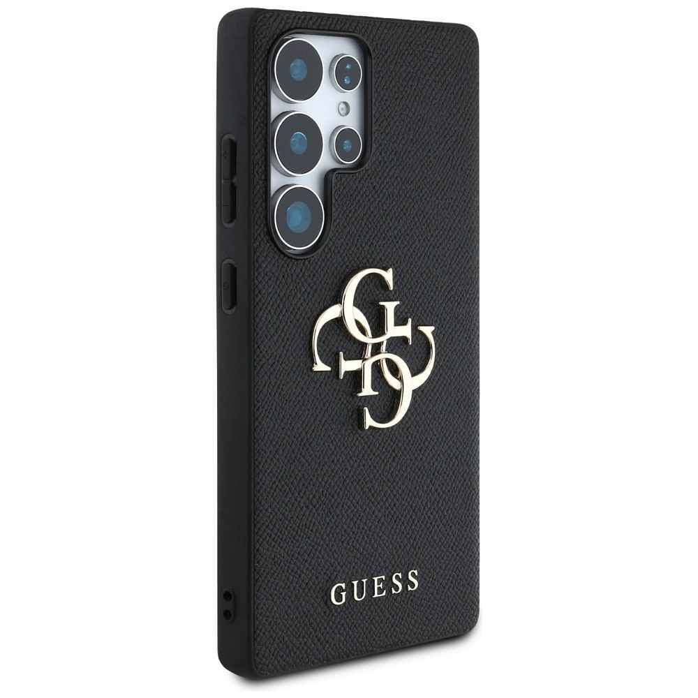 GUESS futerał do SAMSUNG S25 Ultra GUHCS25LPGT4MBK (PU Grained Big 4G and Classic Logo) czarny