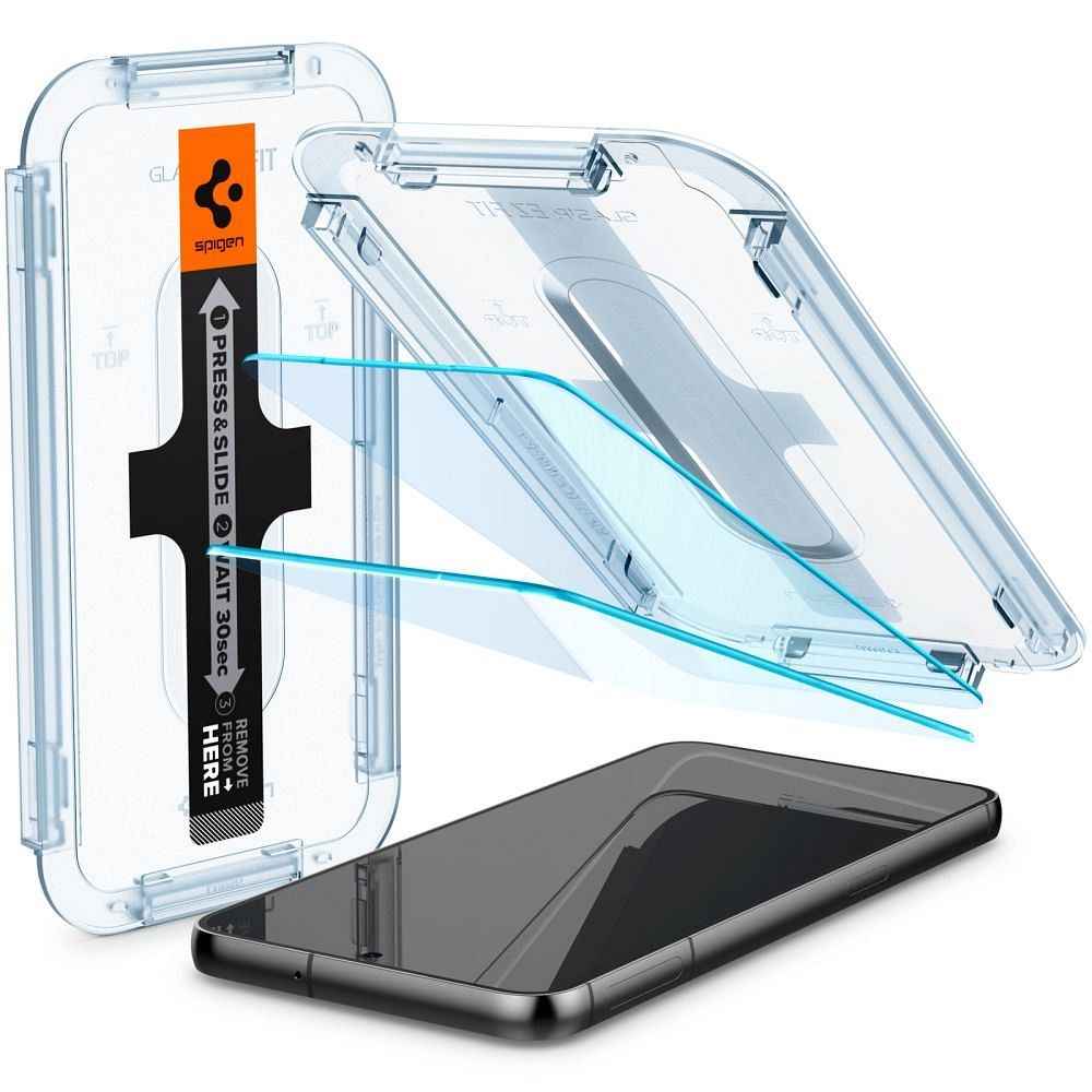 SPIGEN szkło hartowane GLAS.TR"EZ FIT" 2-pack do SAMSUNG S23 transparent