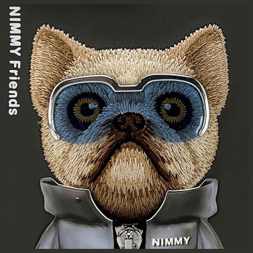 NIMMY futerał COOL&CUTE 2.0 Dog do iPhone 15 Pro Max czarny