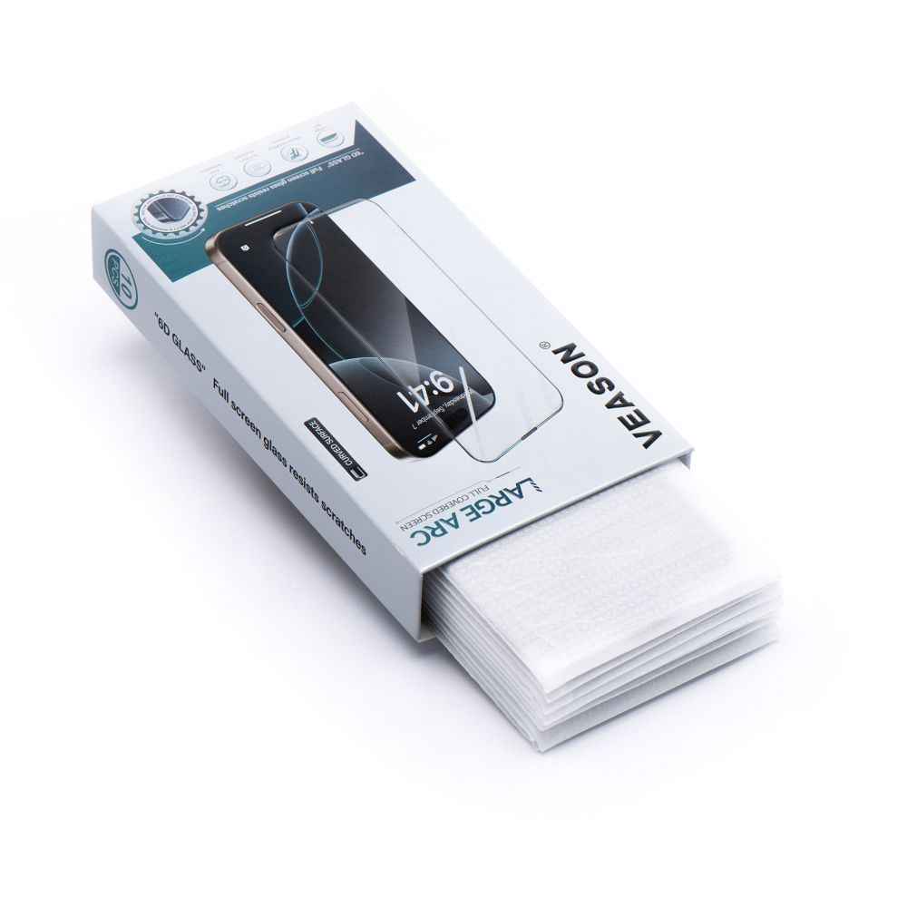 Szkło Hartowane 6D Pro Veason Glass (SET 10in1) - do Iphone X / XS / 11 Pro czarny