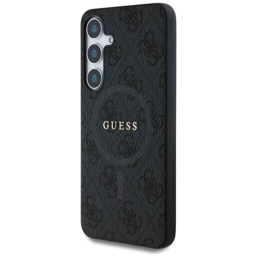 GUESS futerał do SAMSUNG S25 Plus GUHMS25MG4GFRK (Magnetic PU 4G Ring Classic Logo) czarny