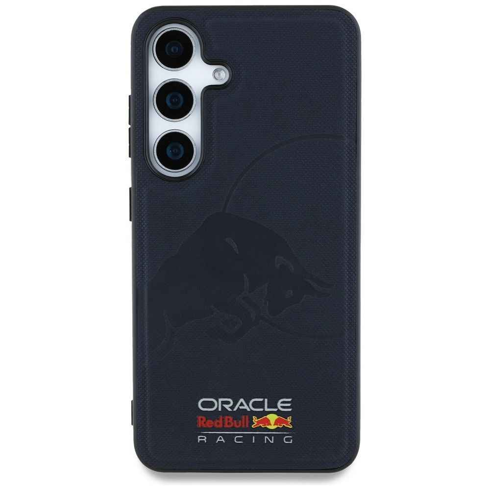 RED BULL futerał do SAMSUNG S25 RBHMS25S24PUBUFV (Magnetic Meshed PU W/ Debossed Bull) navy