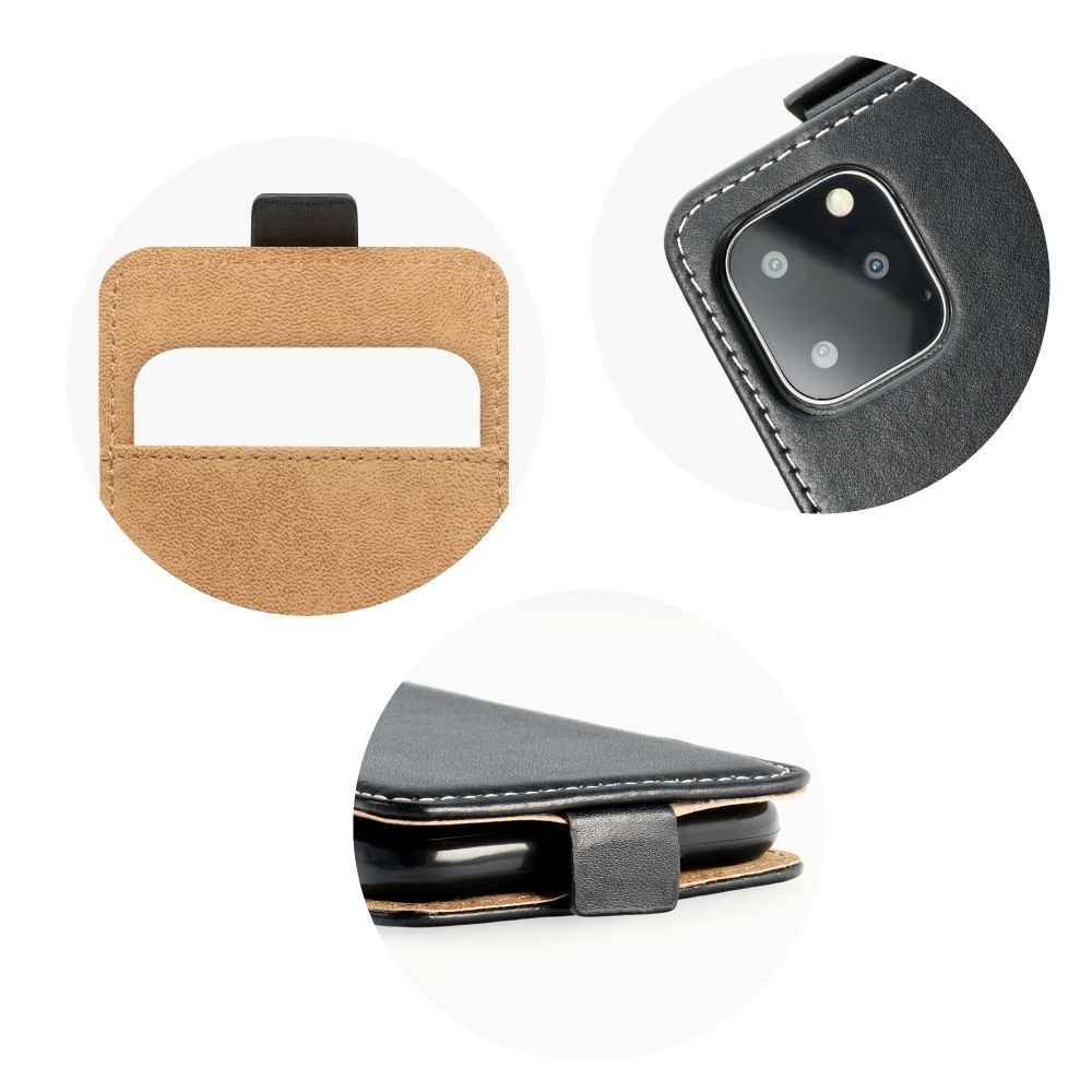 Kabura SLIM FLEXI FRESH pionowa do XIAOMI Redmi Note 13 Pro 4G / POCO M6 Pro 4G czarna