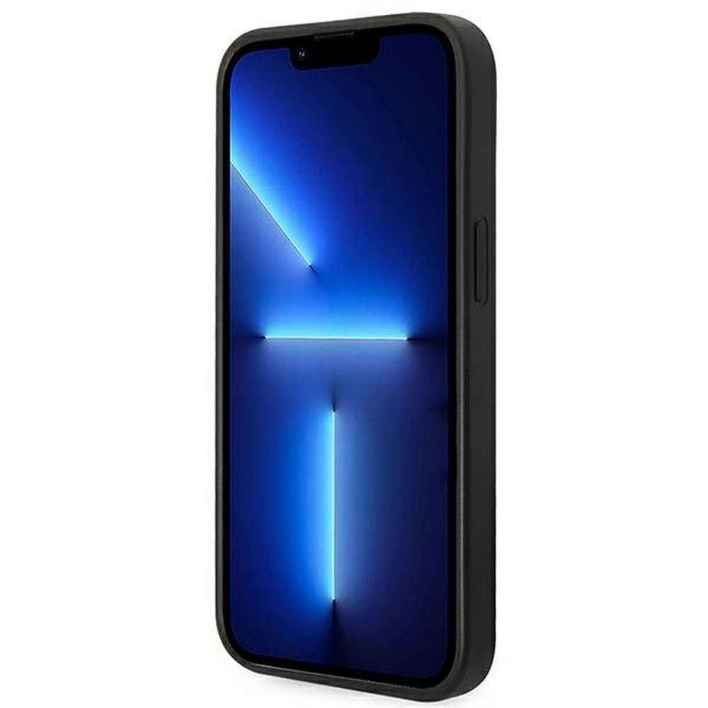 GUESS futerał do IPHONE 14 Plus GUHCP14MPSASBBK (Saffiano With Metal Logo) czarny