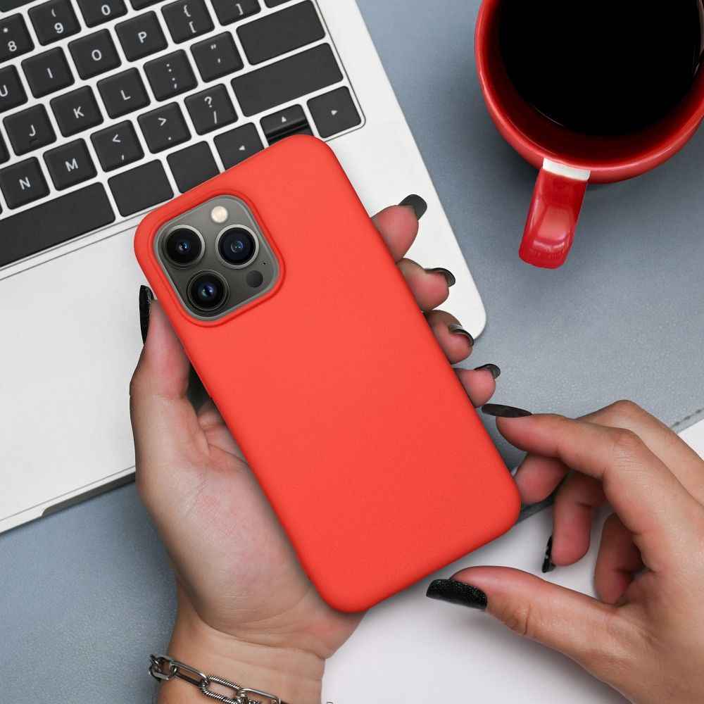 Futerał SILICONE do XIAOMI POCO M4 Pro 5G / Redmi Note 11T 5G / Redmi Note 11S 5G brzoskwiniowy
