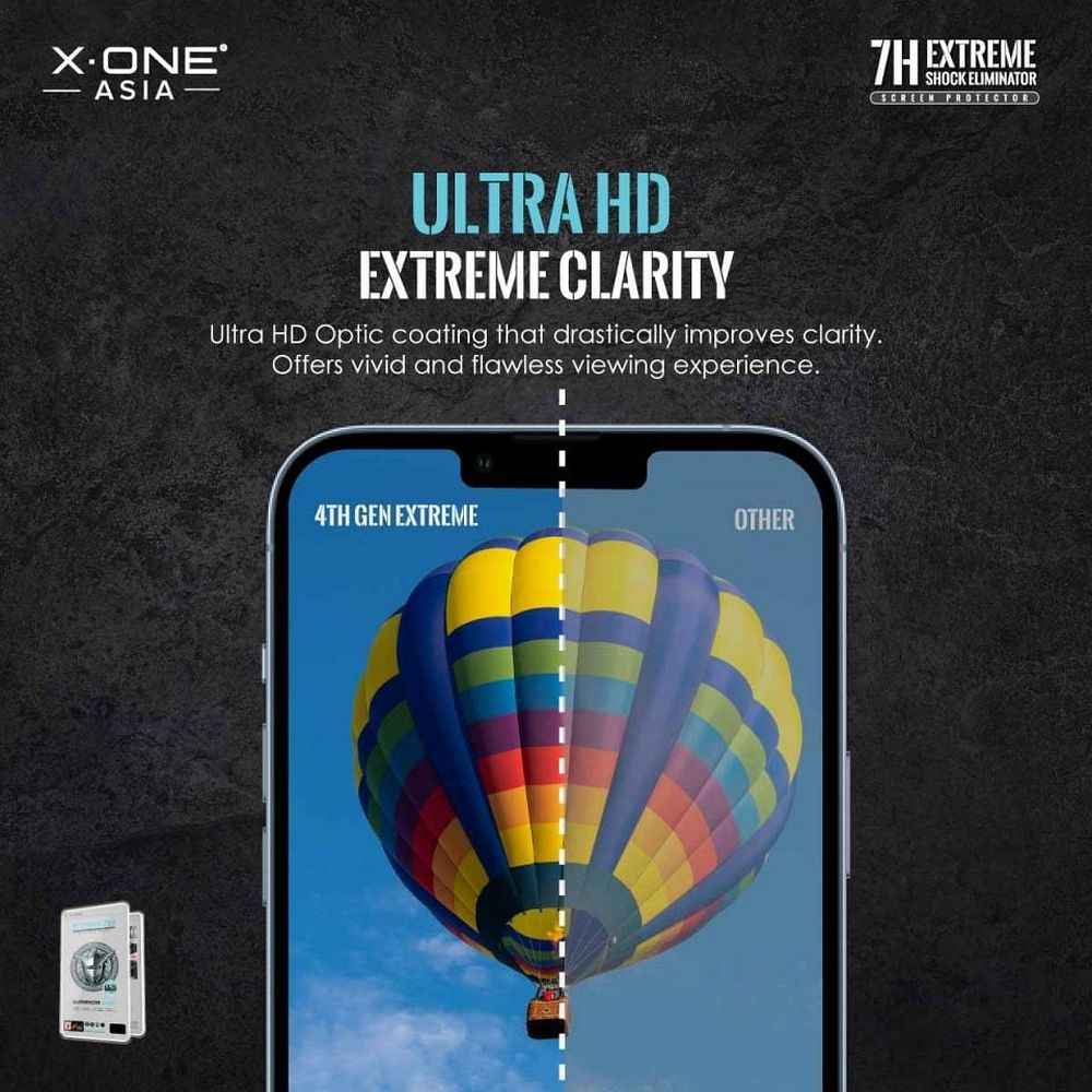 Protektor LCD X-ONE Extreme Shock Eliminator 4th gen. - do iPhone 13 Pro Max/14 Plus
