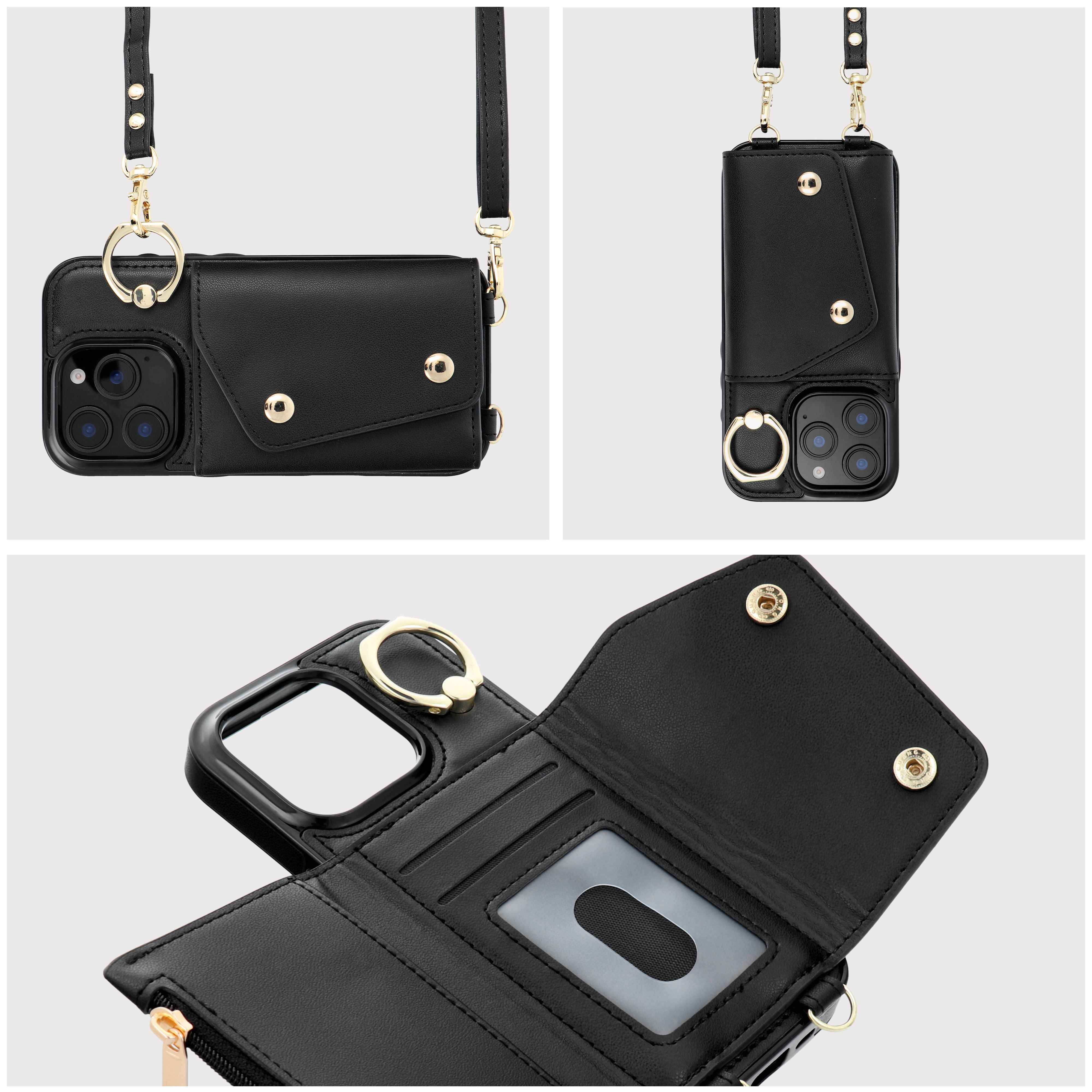 Futerał portfel WONDER dla IPHONE 14 czarny