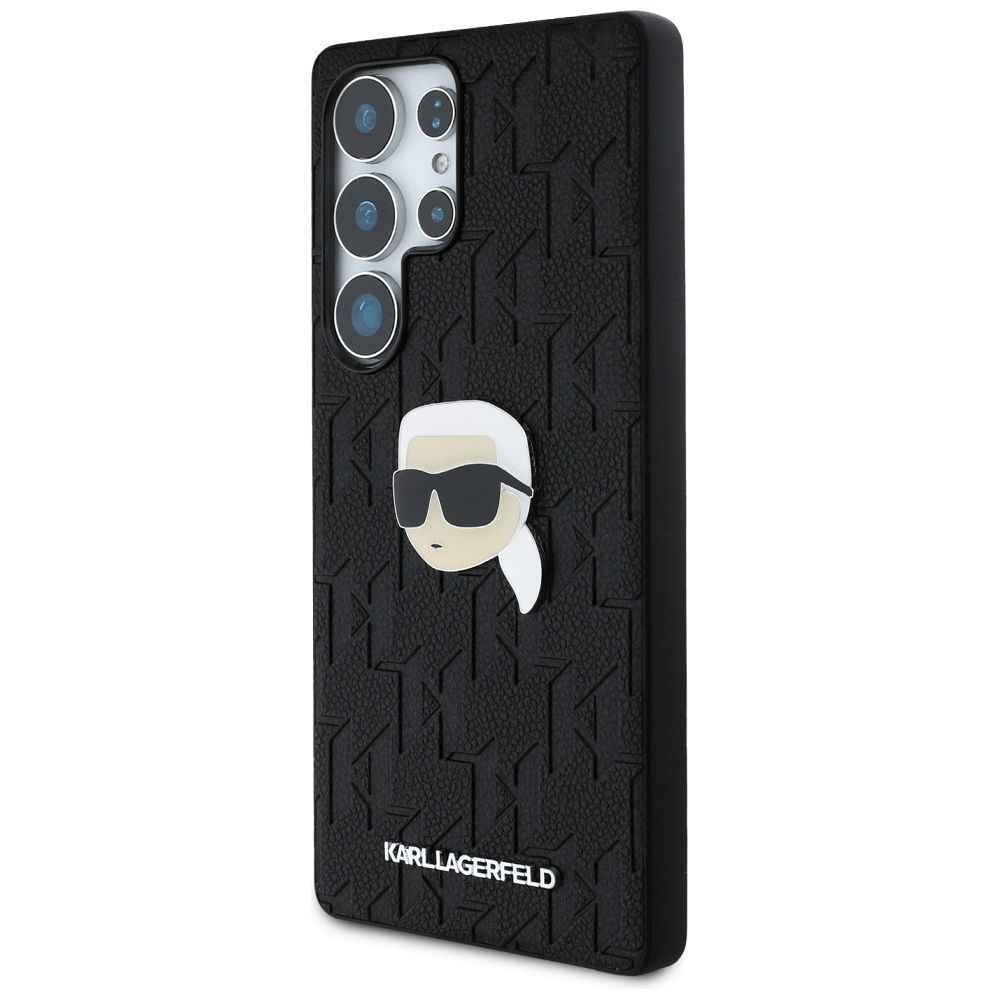 KARL LAGERFELD futerał do SAMSUNG S25 Ultra KLHCS25LPGKLKIPK (PU Monogram K. Head Pin) czarny