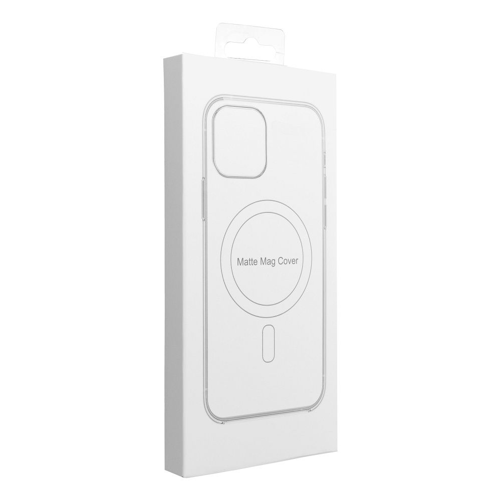 Grafika przedstawia Futerał FULL MATTE MAG COVER kompatybilny z MagSafe do iPhone 17 Pro (full ring) czarny