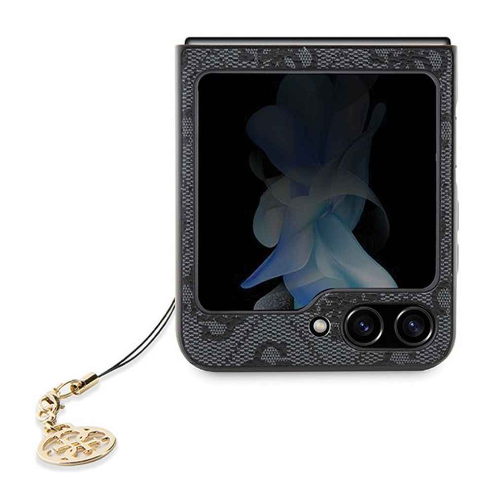 GUESS futerał do SAMSUNG Z Flip 5 GUHCZF5GF4GGR (4G Charm) szary