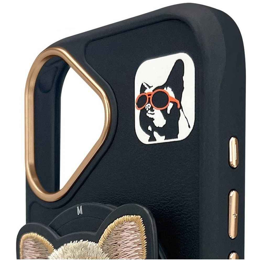 NIMMY futerał GLASSES COOL DOG kompatybilny z MagSafe do iPhone 16 czarny