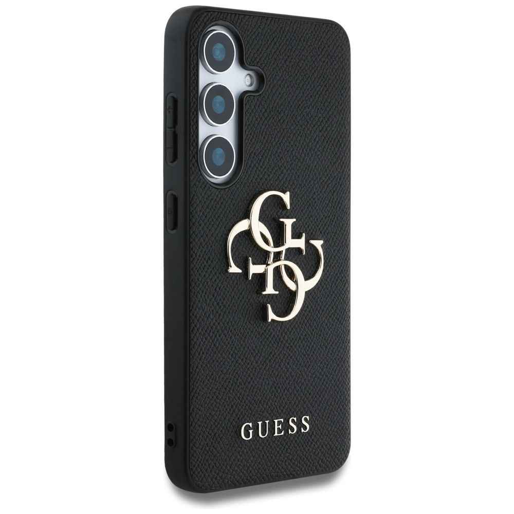 GUESS futerał do SAMSUNG S25 Plus GUHCS25MPGT4MBK (PU Grained Big 4G and Classic Logo) czarny