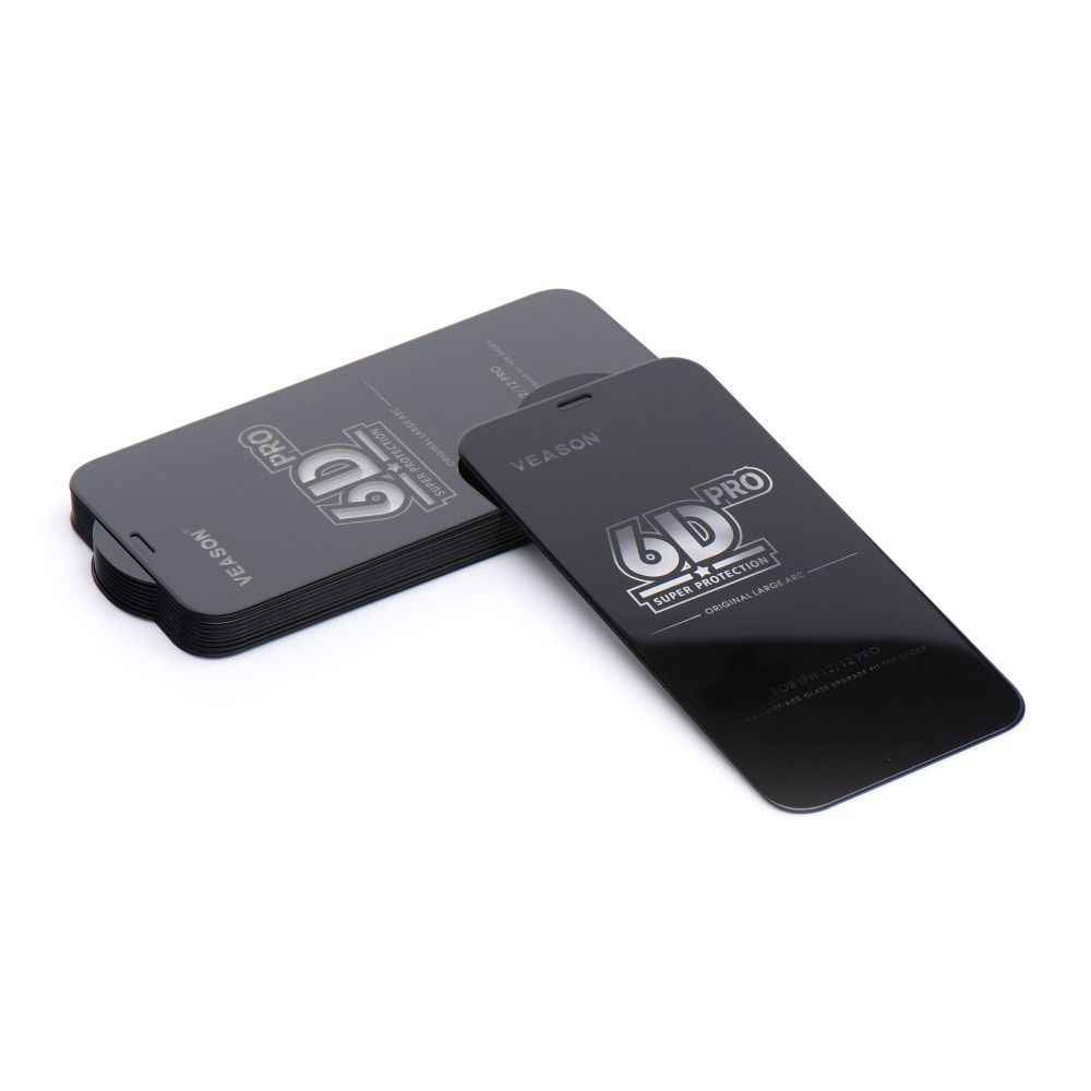 Szkło Hartowane 6D Pro Veason Glass (SET 10in1) - do Iphone 17 czarny