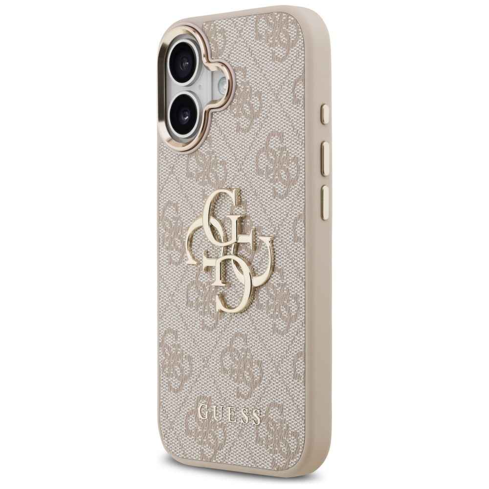GUESS futerał do IPHONE 17 GUHCP17S4GMGCPI (PU W/ Big 4G Classic Logo) złoto różowy