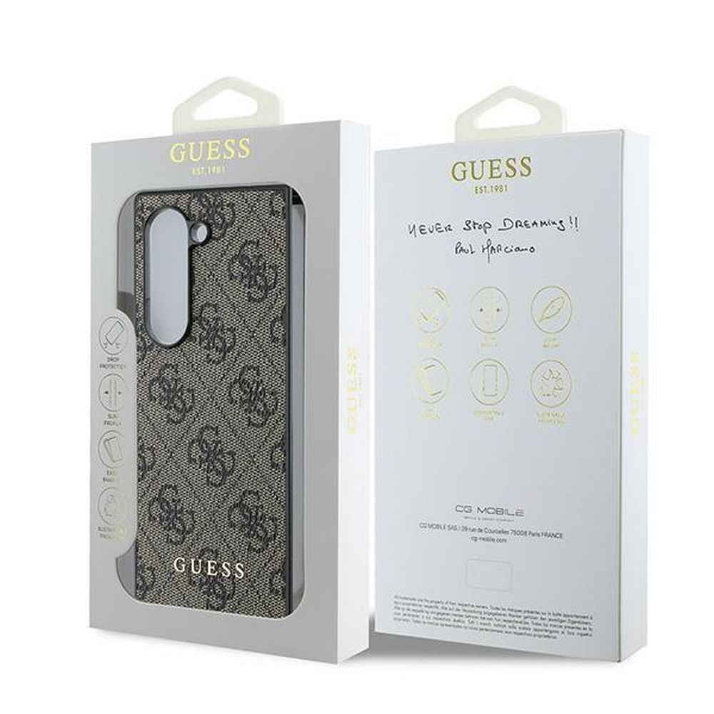 GUESS futerał do SAMSUNG Z Fold 6 GUHCZFD6GF4GBR (HC PU 4G Charm) brązowy