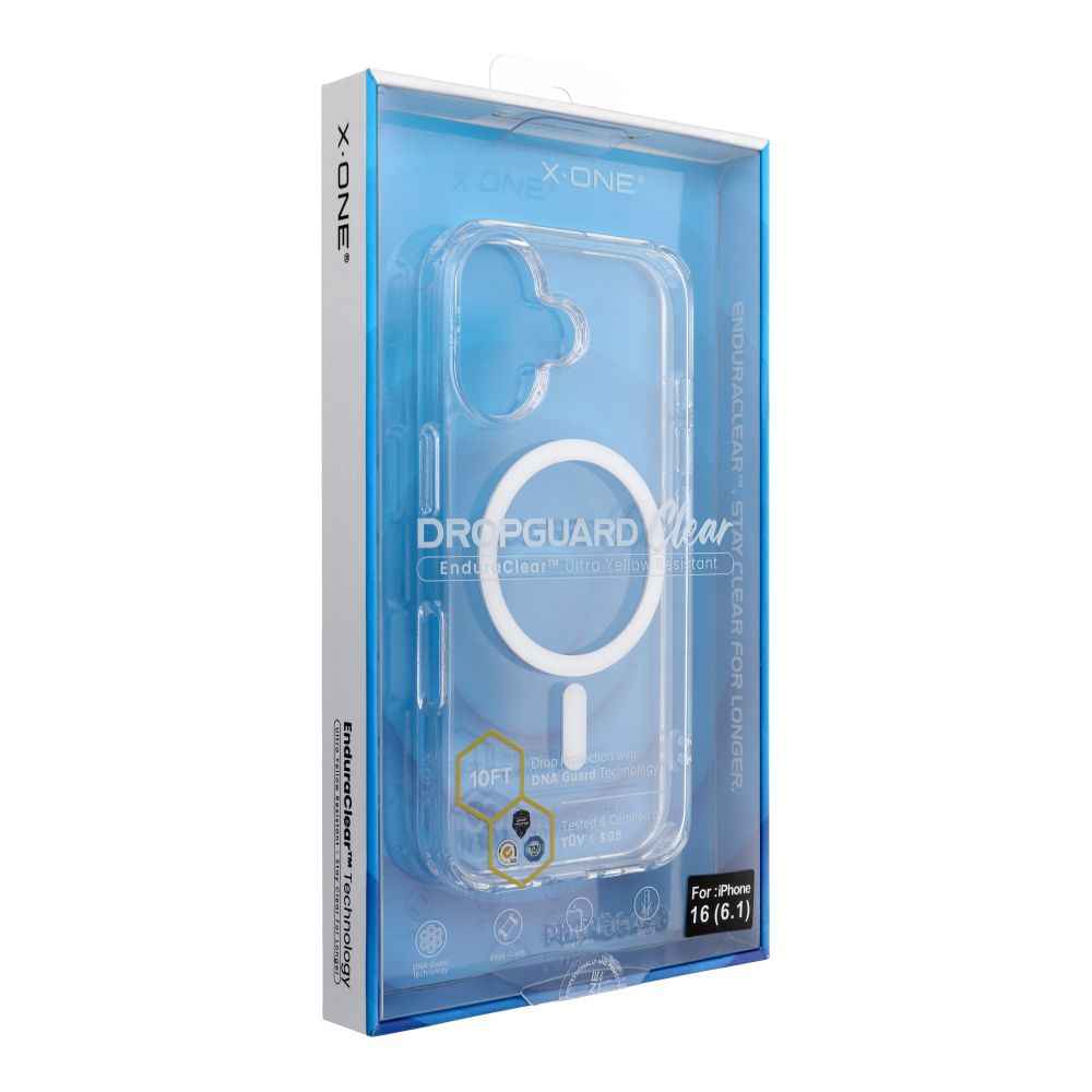 Futerał X-ONE Endura Clear Case (kompatybilny z MagSafe) - do Apple iPhone 16 transparentny