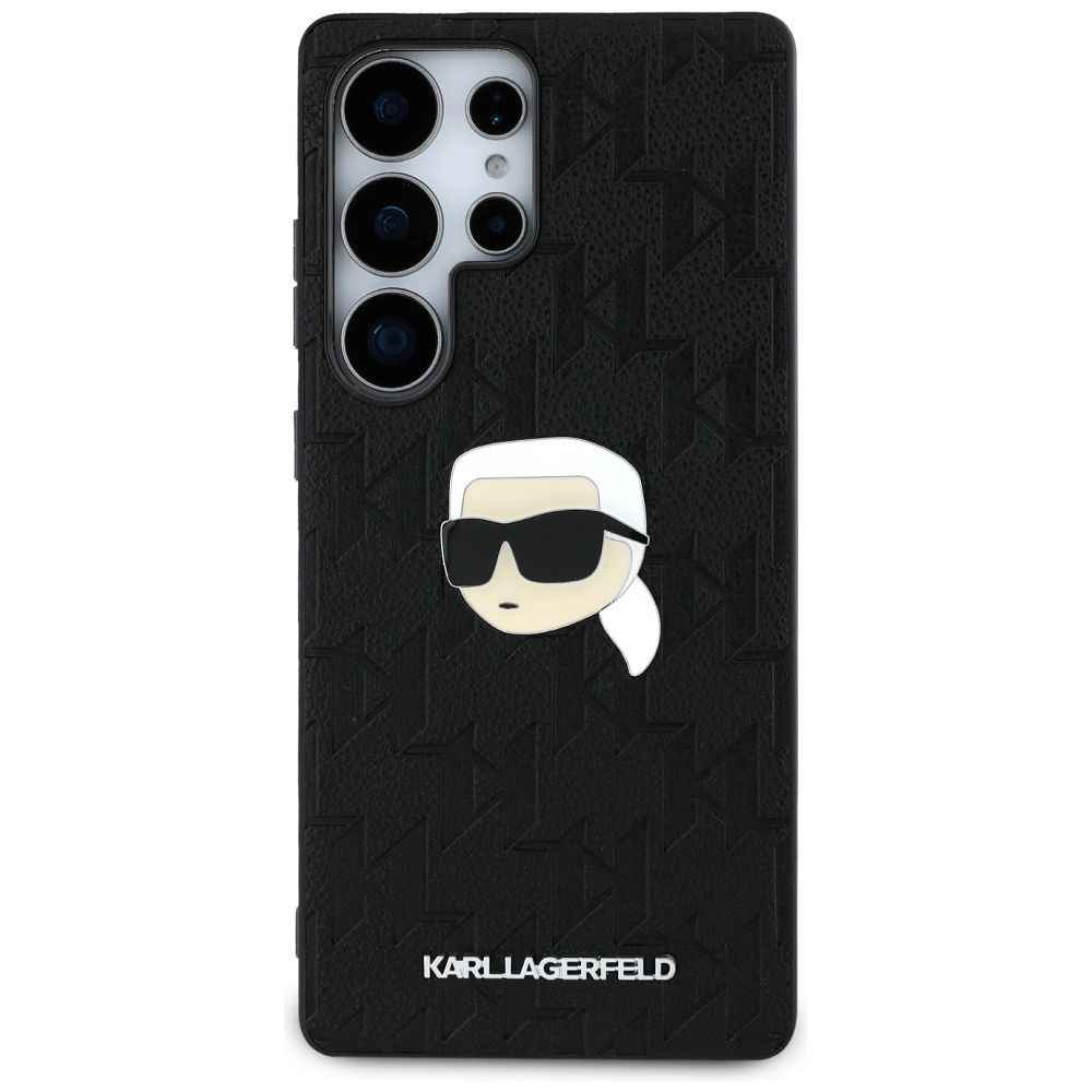 KARL LAGERFELD futerał do SAMSUNG S25 Ultra KLHCS25LPGKLKIPK (PU Monogram K. Head Pin) czarny