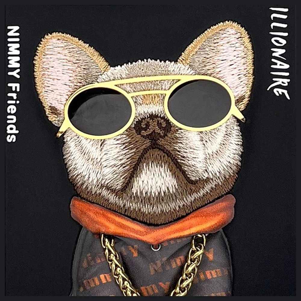 NIMMY futerał GLASSES COOL DOG do IPHONE 16 Pro Max czarny