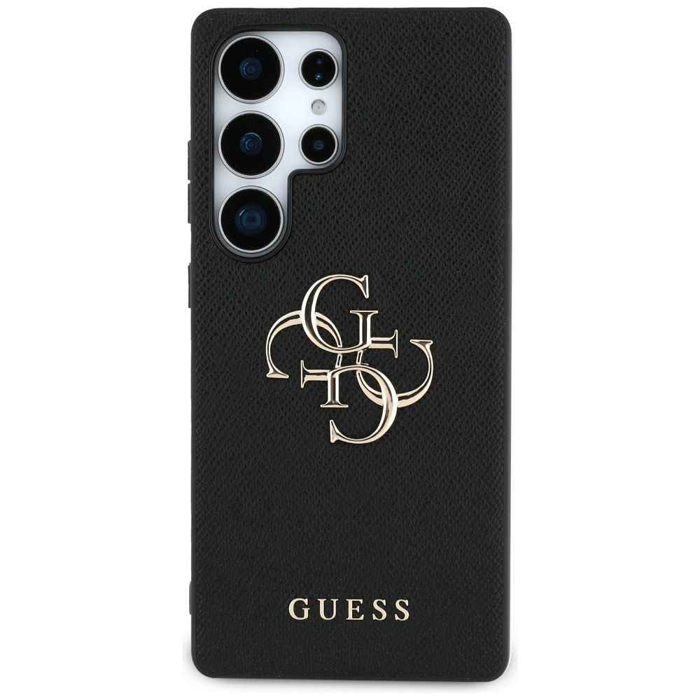 GUESS futerał do SAMSUNG S25 Ultra GUHCS25LPGT4MBK (PU Grained Big 4G and Classic Logo) czarny