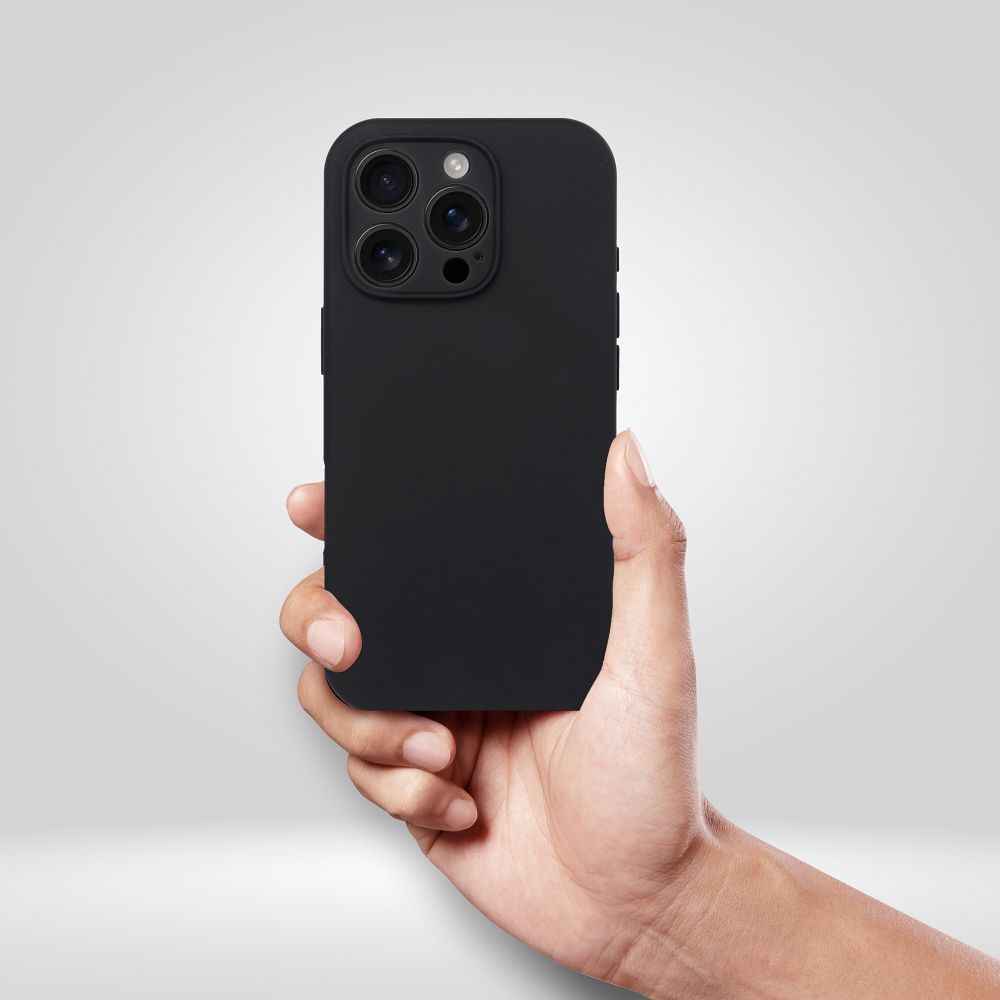 Futerał SILICONE 2mm do IPHONE 16 Pro Max kompatybilny z MagSafe czarny