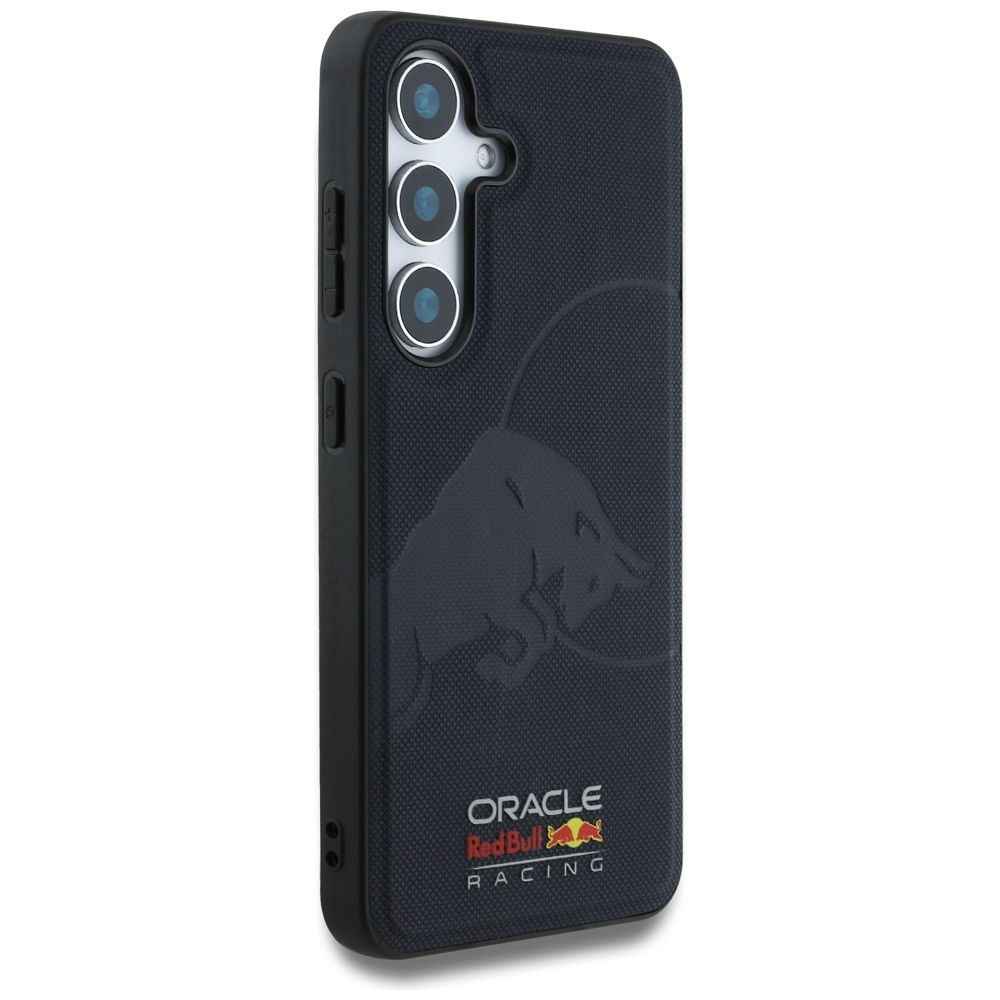 RED BULL futerał do SAMSUNG S25 RBHMS25S24PUBUFV (Magnetic Meshed PU W/ Debossed Bull) navy