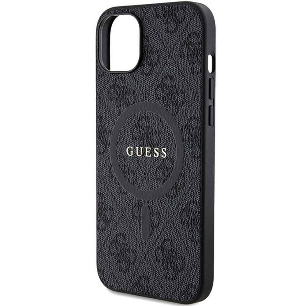 GUESS futerał do IPHONE 14 kompatybilny z MagSafe GUHMP14SG4GFRK (4G Ring classic logo) czarny